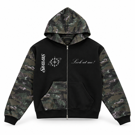 Adysaint Shababs Camo Full Zip Hoodie